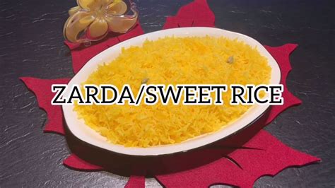Zardasweet Rice Quick And Easy Youtube