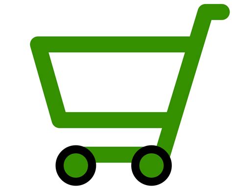 Green Shopping Cart Icon Png Transparent Background Free Download