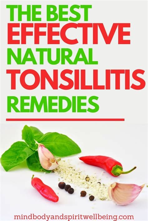 Natural Swollen Tonsils Remedies Purulent Tonsillitis Mind Body
