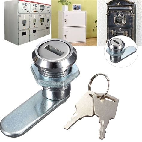 Cam Lock Desk Drawer Lock With 2 Keys For Arcade Cupboard Mailbox File