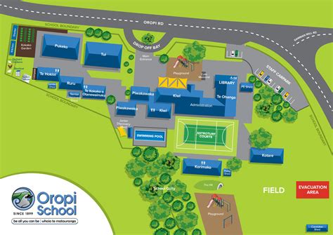 School Map Oropi School