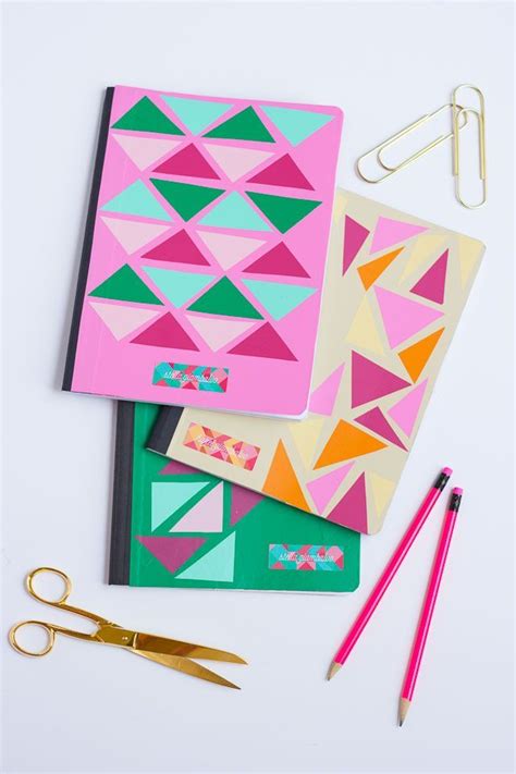Personalize Your School Notebooks With Vinyl School Supplies Diy