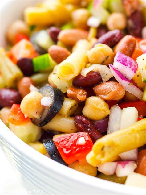 5 Bean Salad Recipe Vegan Gluten Free Maes Menu