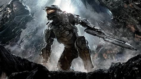 Halo Video Games Gun Master Chief Wallpapers Hd