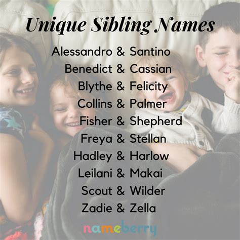 Unique Names For Siblings Click Through For More Babynames