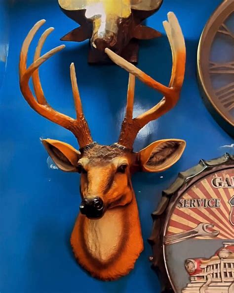 Wall Mounted Deer Head Vintage Crafts