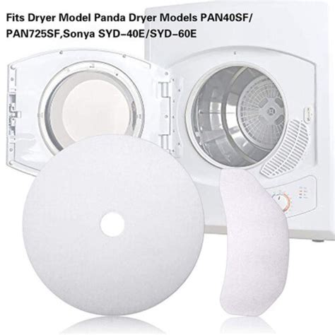 Pcs Cloth Dryer Exhaust Filter Set For Panda Sonya Chef Replacement