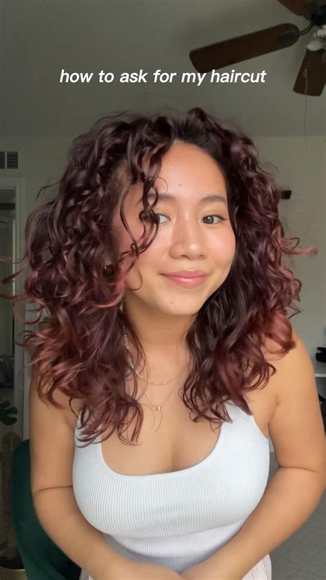 Haircuts For Curly Hair Curly Haircut With Layers Red Hair Hairstyle Curly Haircuts Wavy Hair