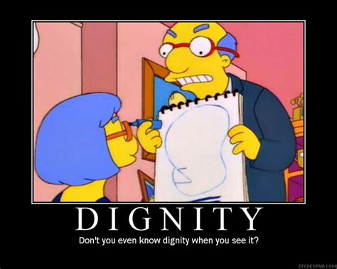 Dignity As Drawn By Kirk Van Houten The Simpsons Kirk Van Houten