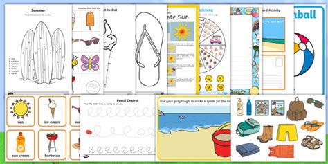 Summer Kindergarten Activities End Of Year Activity Booklet