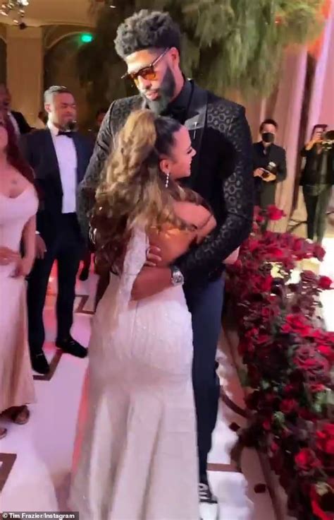 Nba Star Anthony Davis Marries Partner Marlen P At Ceremony Attended By