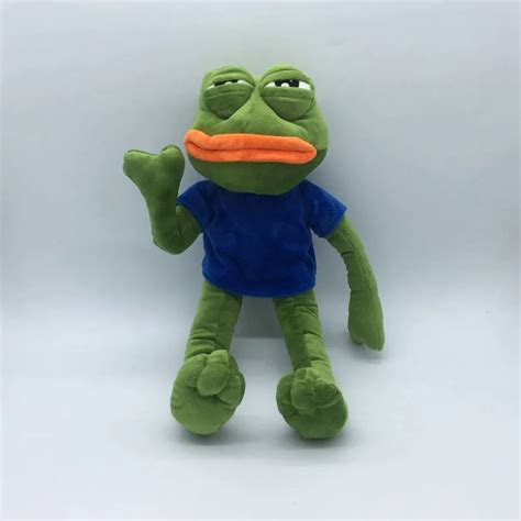 Jual 42cm Magic Expression Pepe The Frog Sad Frog Plush 4chan Meme