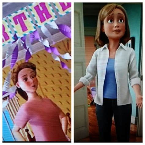 andy s mom in the 1st and 3rd toy story movie toy story movie toy story mom