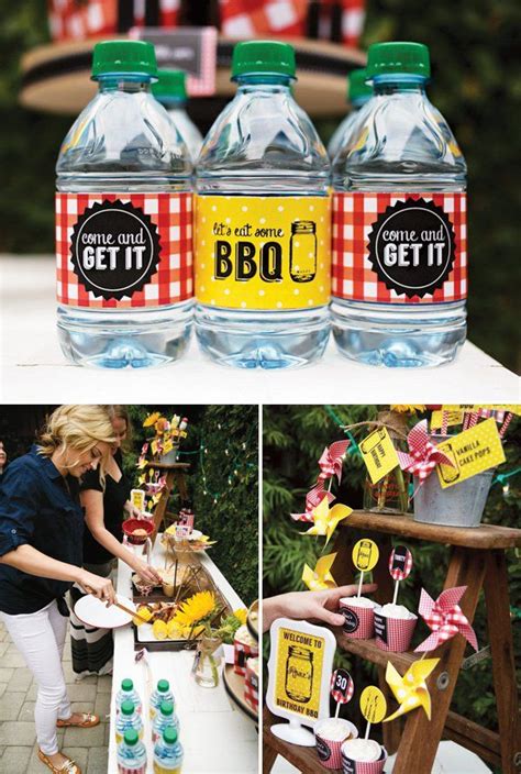 Rustic Backyard 30th Birthday Barbecue {summer Grilling} Hostess With The Mostess® Bbq