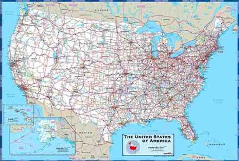 Show Me A Road Map Of The United States Map Of Interstate