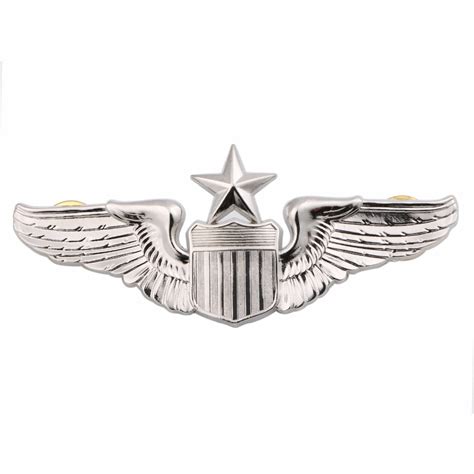 Usaf Us Air Force Senior Pilot Metal Wing Badge Insignia Us203 Buy
