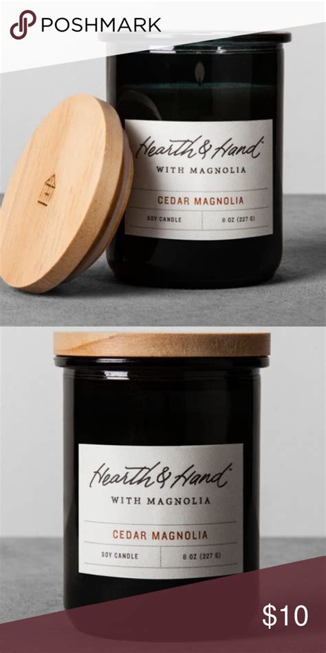 New Hearth And Hand Cedar Magnolia Candle Hearth And Hand Candles