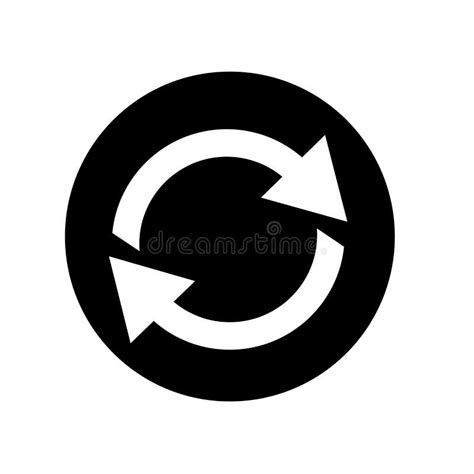 Reload Icon Vector Isolated On White Background Reload Sign Stock