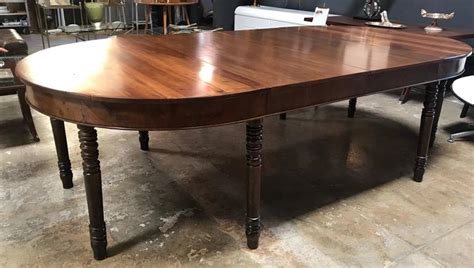 This extending dining table and folding chairs set can be left outdoors all year round, even in harsh weather conditions. Stunning 18th Century, Italian Oval Extending Walnut ...