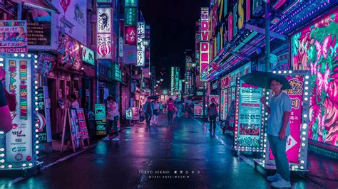 Tokyo Hikari Tokyo Photography Neon Photography City Wallpaper