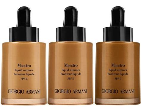 Giorgio Armani Maestro Liquid Summer Bronzer Spf 15 100 Sun Kiss 30ml