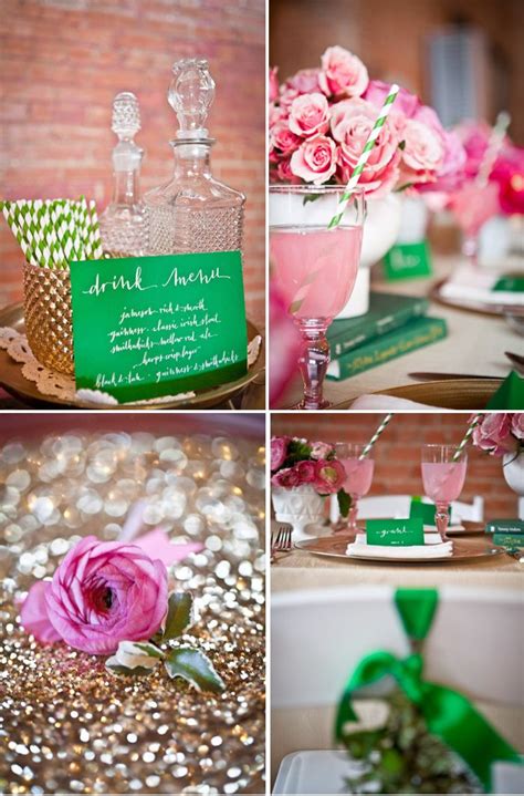 162 Best Aka Pink And Green Decor Party Ideas Images On Pinterest