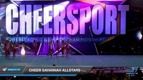 Cheer Savannah Allstars Leather 2020 Junior Small 3 Division B Day 2