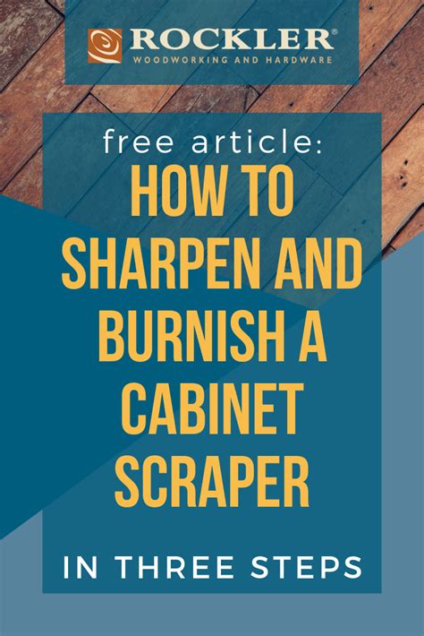 Maybe you would like to learn more about one of these? How to Sharpen and Burnish a Cabinet Scraper in Three ...
