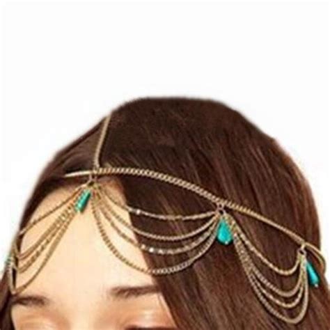 New Fashion Retro Trend Crystal Tassel Headdress Bohemian National Wind Temperament Wild Hair
