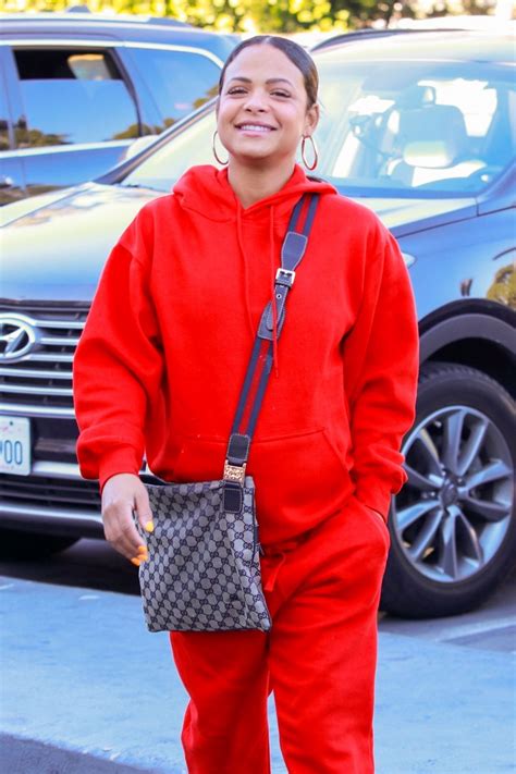 Pregnant Christina Milian At Her Beignet Box In Los Angeles 12152019
