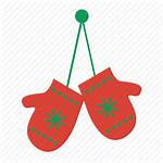 Christmas Winter Mittens Icon Icons Holiday Prize
