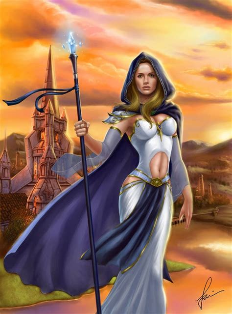 Pin By Myrta Roman On Sorcerer And Sorceress Female Wizard Fantasy