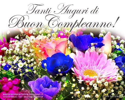 Realizziamo fiori per compleanno in una composizione in vaso. Cartolina 🌿🌸🌺🌸🌿 Tanti Auguri di BUON COMPLEANNO! Con Immagine Floreale di Stupendi Fiori di ...