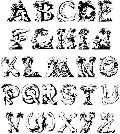 Lost World Alphabet Caligraphy Art Calligraphy Fonts Lettering Fonts