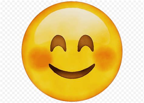 Cara Feliz Emoji Smiley Emoticon Sonrojo Documento Vergüenza