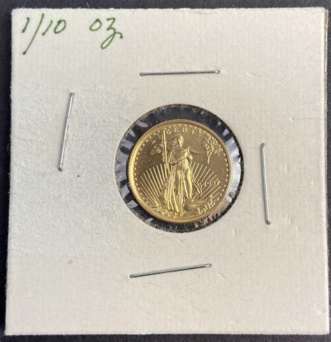 Lot 1997 Liberty 5 999 Gold Coin 110 Oz
