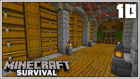 Underground Storage Room Episode 10 Minecraft 115 Survival Lets