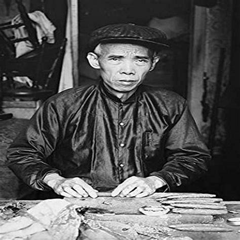 Chinese Cigar Maker In Native Costume Poster Print By