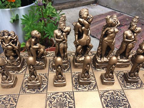 Detailed Erotic Chess Set Kama Sutra Themed Old Chess Set Etsy