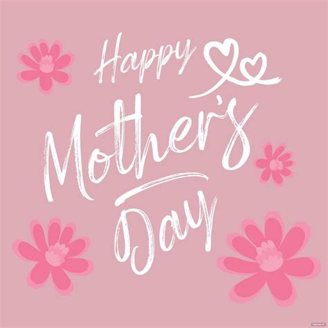 Free Happy Mothers Day Clipart Eps Illustrator  Png Svg