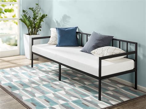It doesn't require the support of a traditional box spring. Zinus Newport 30 Inch Wide Day Bed Frame and Foam Mattress ...