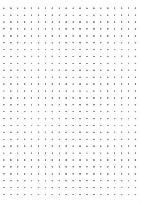 A4 Dotted Grid Graph Papers For Bullet Journaling Letter Size Paper