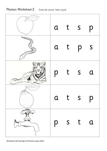 A Worksheet For Extra Practice With Learning Phonics S A T P Sounds