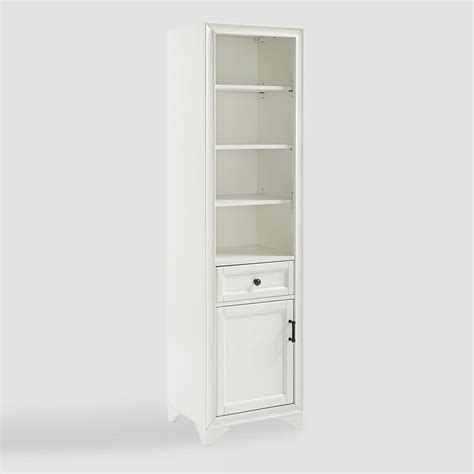 Maybe you not clean about this topic. White Wood Oden Tall Cabinet | Linen cabinet, Bathroom ...