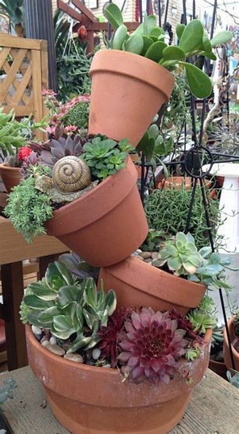 Stacked Succulent Pots You Need To See Today Top Dreamer