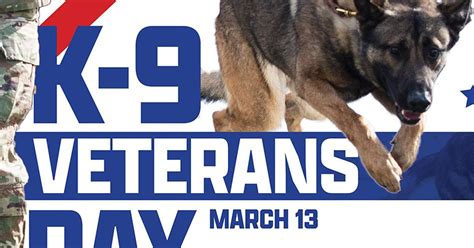 National K9 Veterans Day Honors Service Of Military Working Dogs