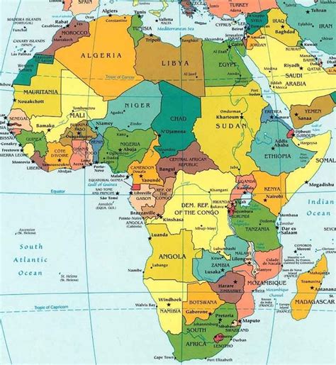 Africa South Of The Equator Map Black Sea Map