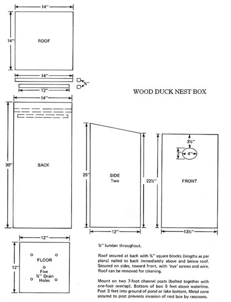Bird houses and birdfeeders also make great gifts. Nice Wood Duck House Plans #11 Box Wood Duck House Plans | Smalltowndjs.com
