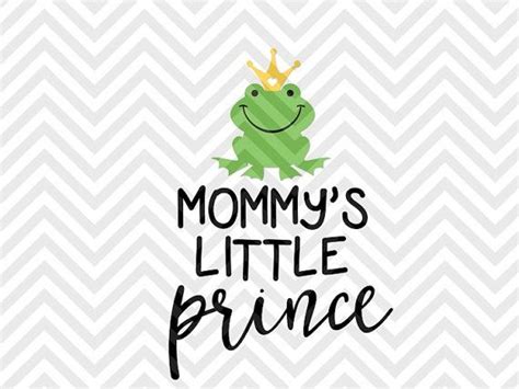 Mommys Little Prince Baby Svg And Dxf Cut File • Png • Vector