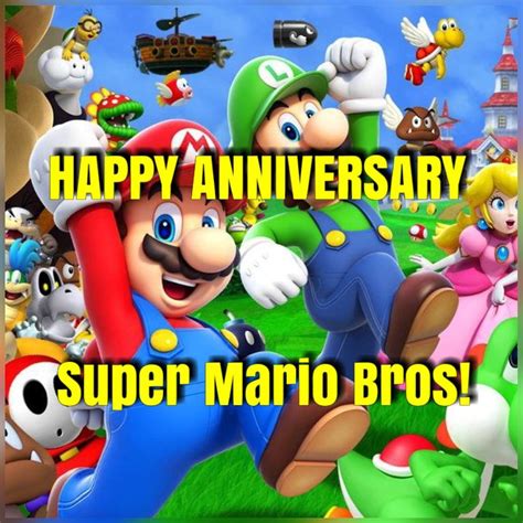 🎉happy 35th Anniversary Super Mario Bros🎉 Video Games Amino